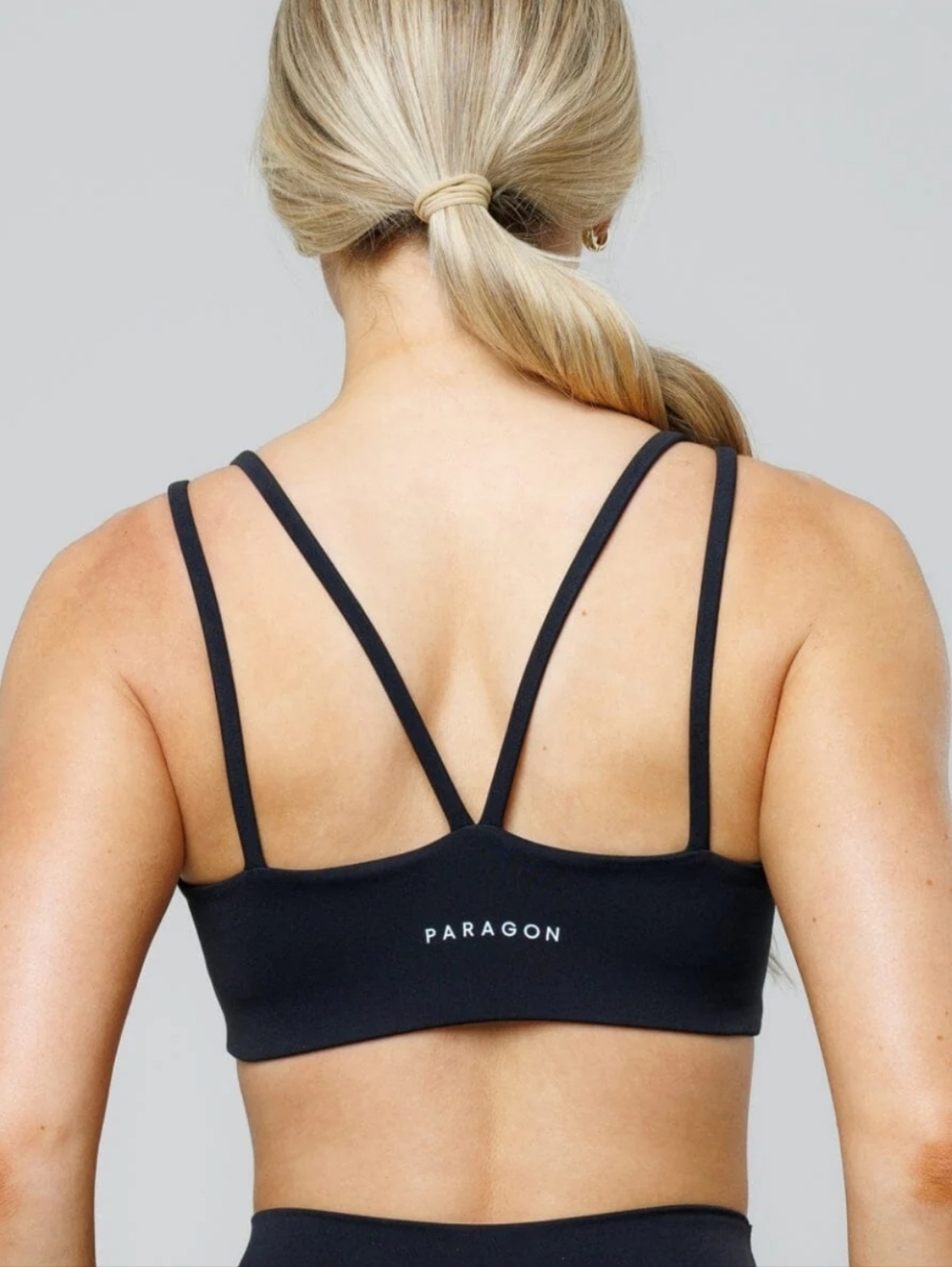 PARAGON Rhiannan Recstretch Radiate Sport Bra Black SzS Paragon Fitwear Padded